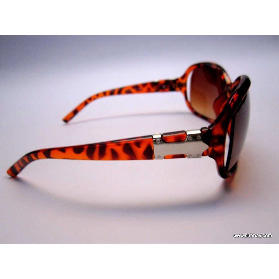 Sunglasses For Her Brown & Black Frame / Light Brown Gradient Lenses SG-06